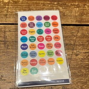 Revive Essential Oil & Blends Cap Stickers